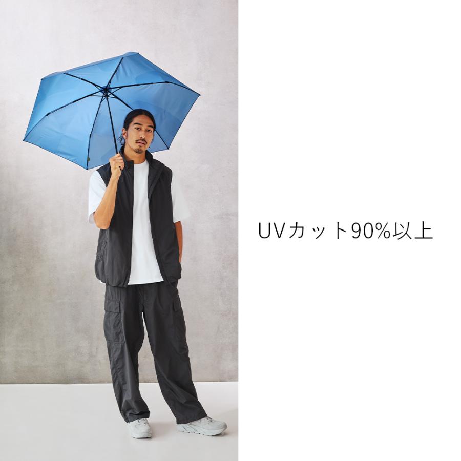 Waterfront 公式 クイックシャットライト 55cm 形状記憶 折りたたみ 軽量 雨晴兼用 3段 メンズ レディース UVカット90%以上 たたみやすい シェイプメモリー機能 | Waterfront | 11