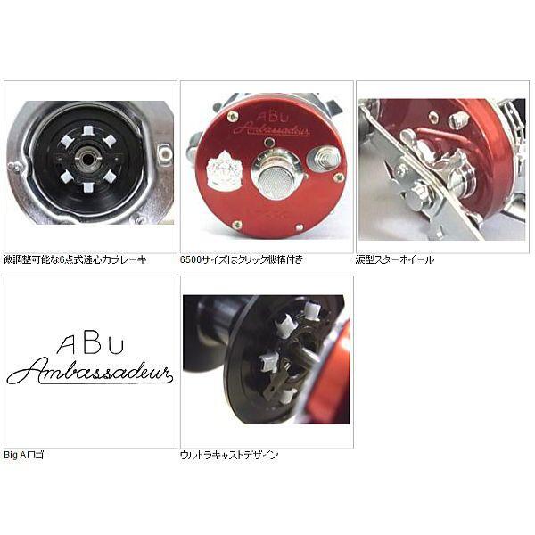 アブガルシア ABU アンバサダー 6500C RED : ウォーターハウス - 通販