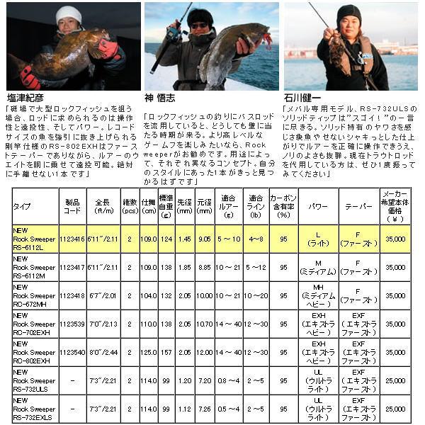 Abu Garcia（アブガルシア） ロックスイーパー RS-6112L : ウォーター 