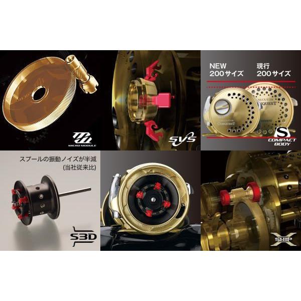 シマノ（SHIMANO） 2014 カルカッタ コンクエスト 200 右 : ウォーター