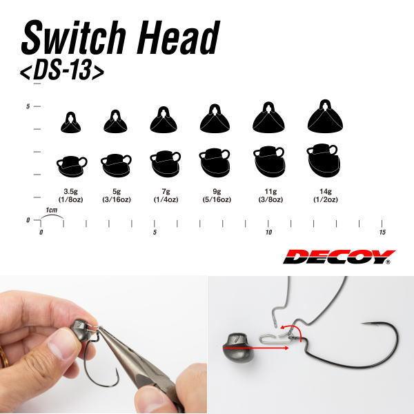 デコイ DECOY DS-13 スィッチヘッド Switch Head　メール便OK｜waterhouse｜03