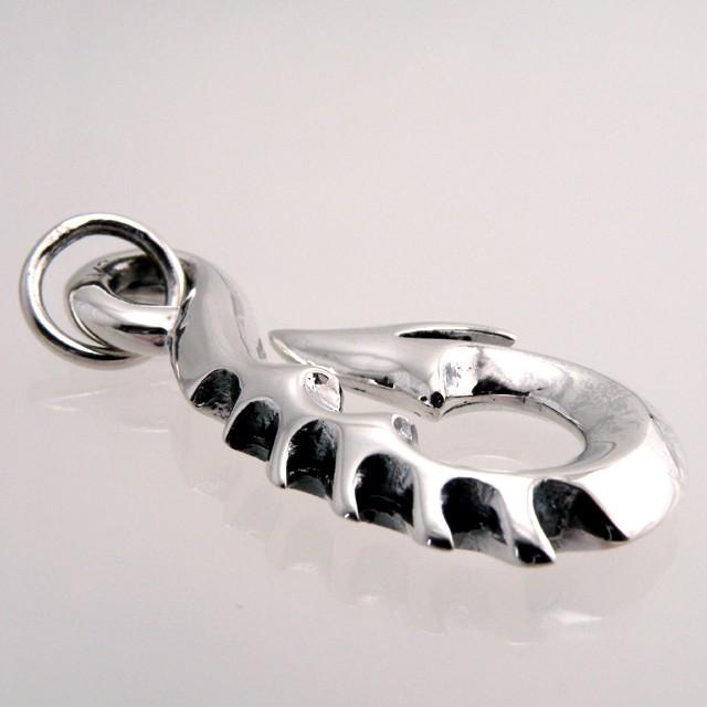 釣り針ペンダントトップ フィッシングフックペンダント size:L