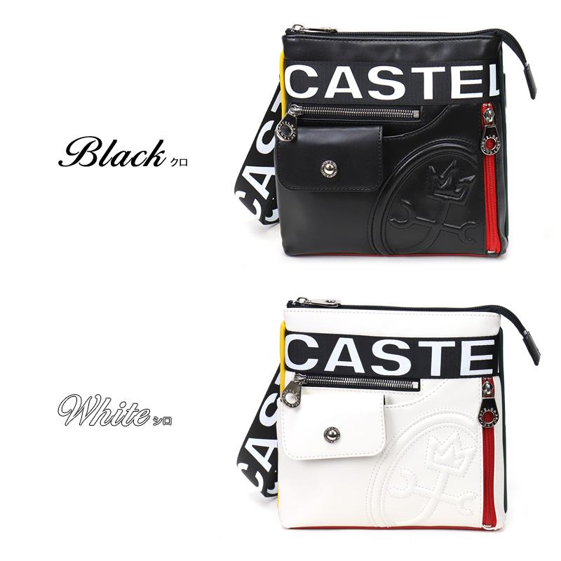 CASTELBAJAC カステルバジャック ダルトン 薄マチショルダーバッグ  