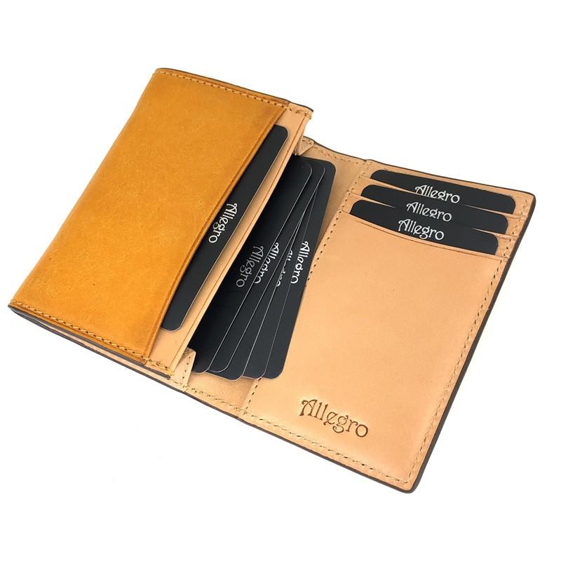山*う様 ALLEGRO アレグロ　LEATHER　WALLET　ヌメ革 楽天市場】財布 メンズ 長財布 小銭入れ アレグロ Allegro