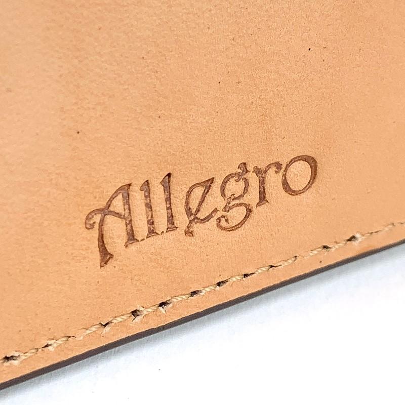 Allegro アレグロ オーリオ 二つ折り財布 小銭入れあり レザー 革小物