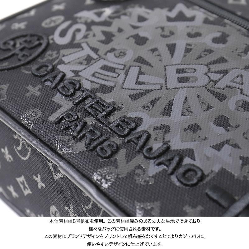CASTELBAJAC カステルバジャック インサイト ミニショルダーバッグ 斜め掛けバッグ ショルダーポーチ A5 帆布 軽量 057132 メンズ レディースの画像