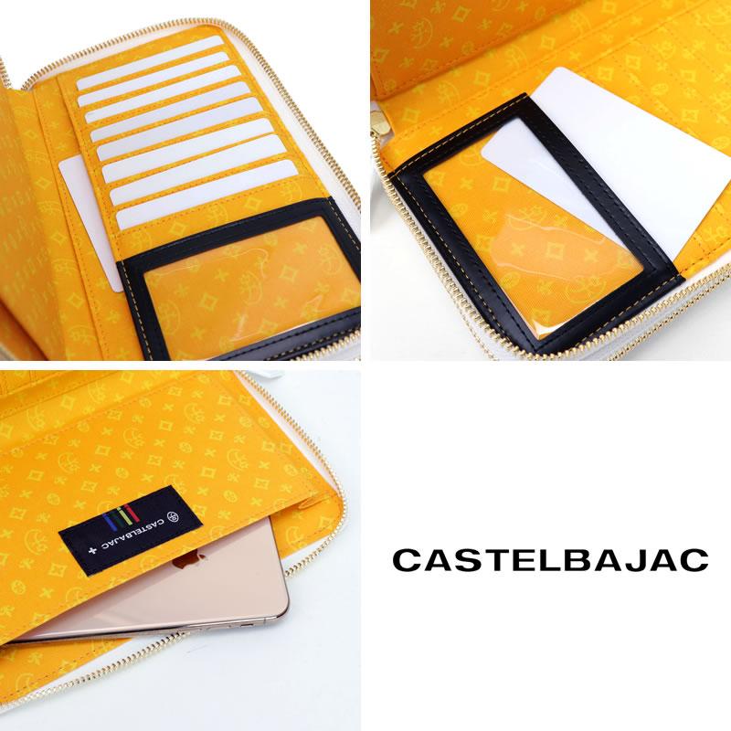 CASTELBAJAC カステルバジャック Pluton プルトン 077221 クラッチバッグ セカンドバッグ 2ルーム 牛革 レザー 本革 077221 メンズ レディース 男女兼用の画像