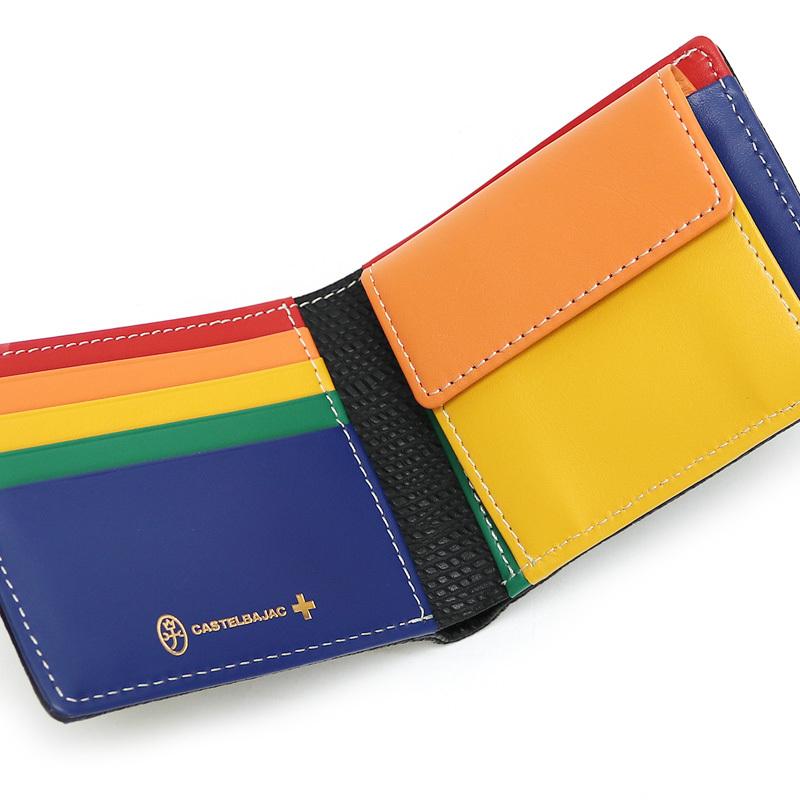 CASTELBAJAC カステルバジャック Rainbow レインボー 二つ折り CASTELBAJAC カステルバジャック Rainbow レインボー 二つ折り