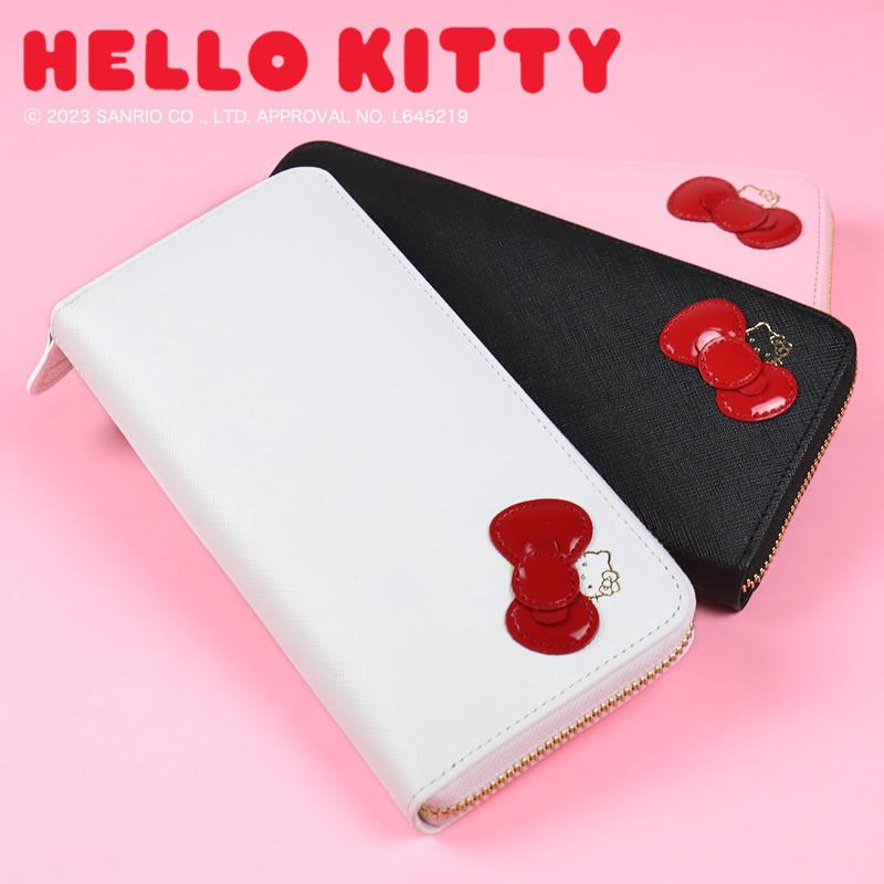 ハローキティ HELLO KITTY ラウンドファスナー長財布 札入れ ハローキティ HELLO KITTY ラウンドファスナー長財布 札入れ