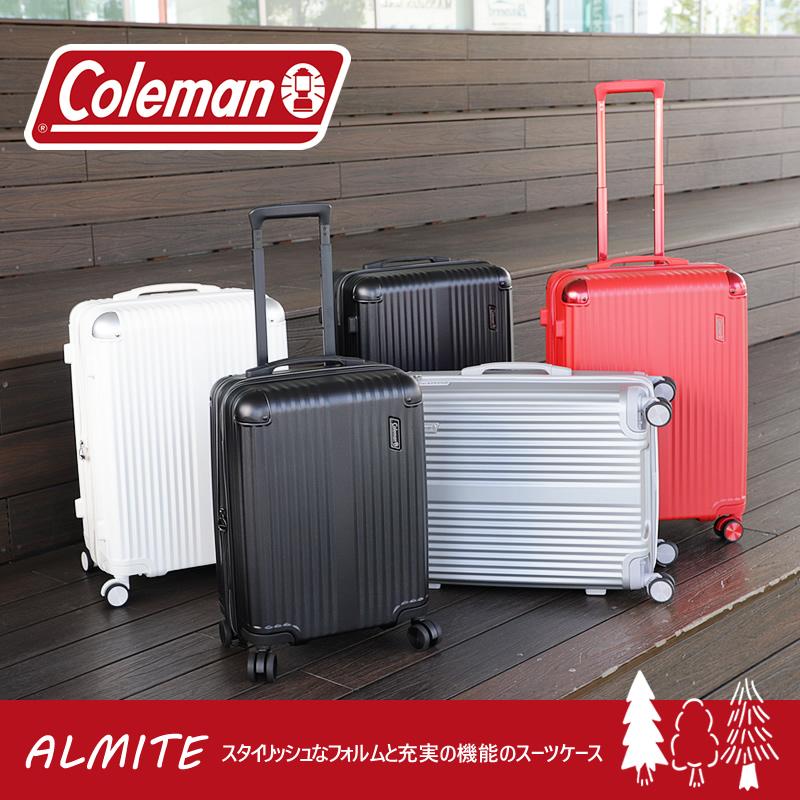 Coleman コールマン  スーツケース キャリーケース 旅行用かばん 60+9L 3〜5泊 TSAロック 4輪 拡張 56cm 3.8kg 軽量 14-70 メンズ レディース ジュニア 学生｜watermode｜06