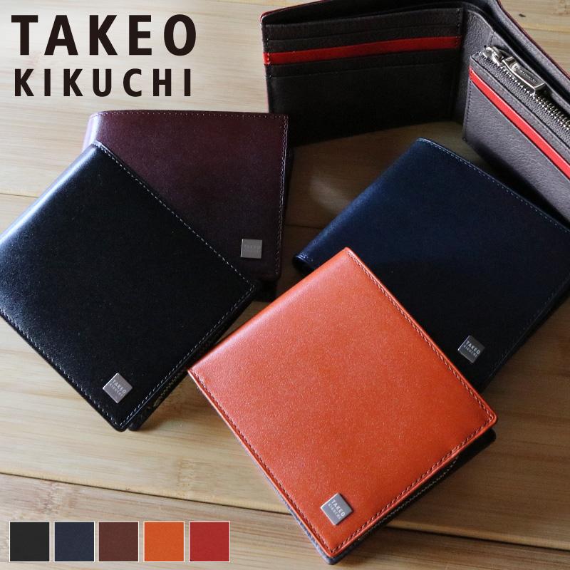 TAKEO KIKUCHI（タケオキクチ） PIERRE ピエール 二つ折り財布 小銭