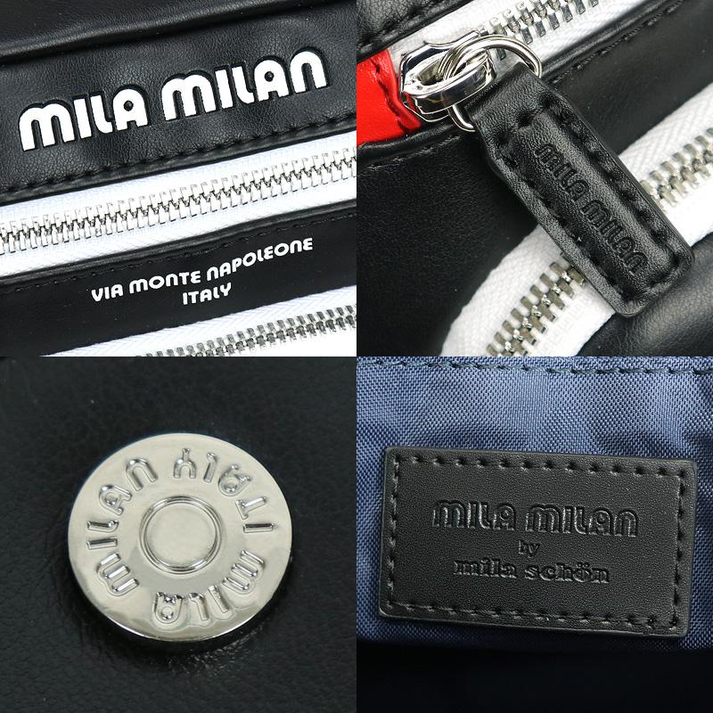 mila milan（ミラ・ミラン） Rosso ロッソ ミニボストンバッグ