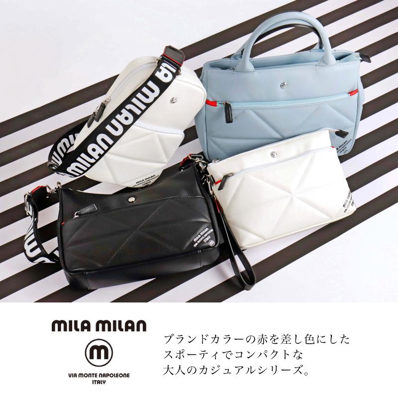 mila milan（ミラ・ミラン） テトラ 薄型ショルダーバッグ ミニ