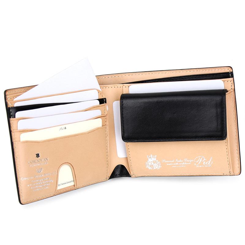 【5％OFFクーポン】【商品レビューで＋5％】ピーアイディー 二つ折り財布 P.i.d PID Vasto ヴァスト 財布 二つ折り 小銭入れあり 革 コードバン 本革 25262 P.I.D PID ピーアイディー VASTO ヴァスト 二つ折り財布 小銭入れあり