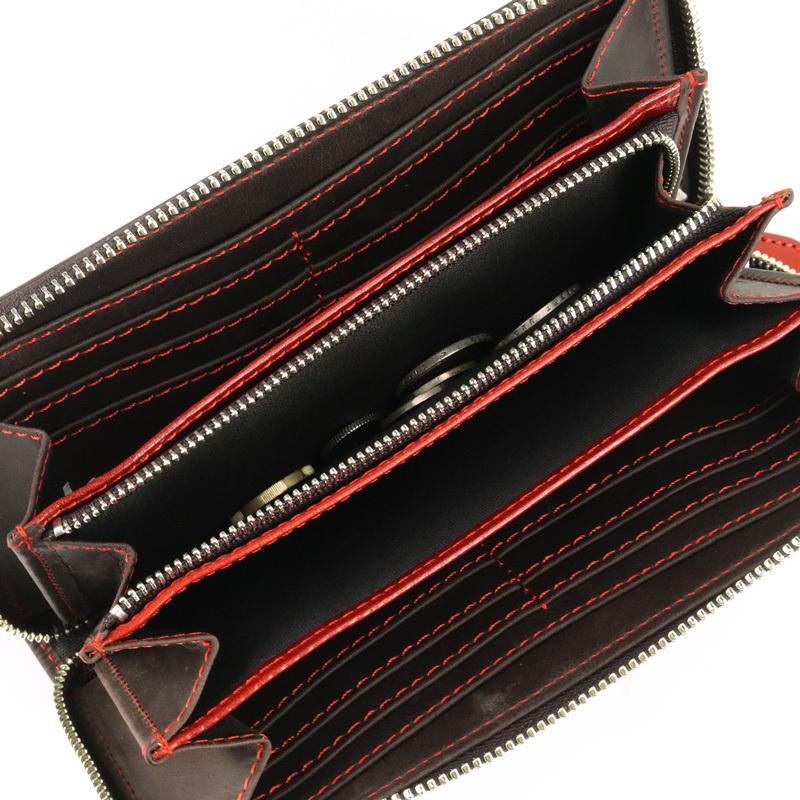 ZONALe（ゾナール） GLEY グライ ラウンドファスナー長財布 小銭入れ