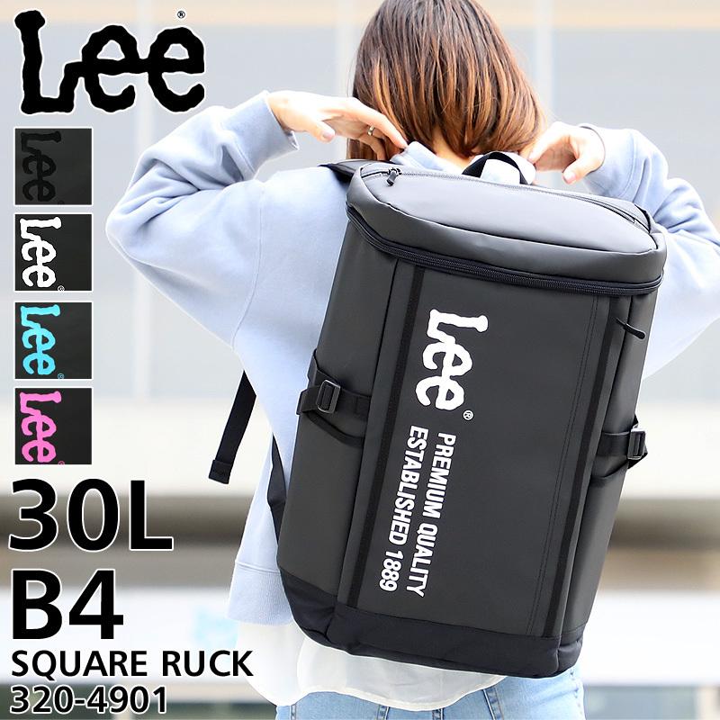 Lee リー Cube キューブ スクエアリュック デイパック バックパック 30L B4 PC収納 撥水 320-4901 メンズ レディース ジュニア 送料無料｜watermode