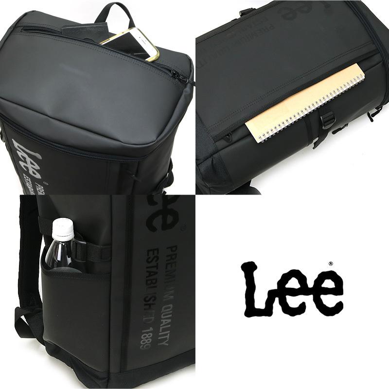 Lee リー Cube キューブ スクエアリュック デイパック バックパック 30L B4 PC収納 撥水 320-4901 メンズ レディース ジュニア 送料無料｜watermode｜16