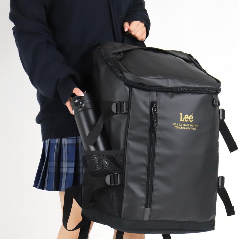 Lee リー スクエアリュック デイパック バックパック リュックサック 32L A3 B4 PC収納 軽量 大容量 撥水 320-4920 メンズ レディース ジュニア 男子 女子 学生｜watermode｜18