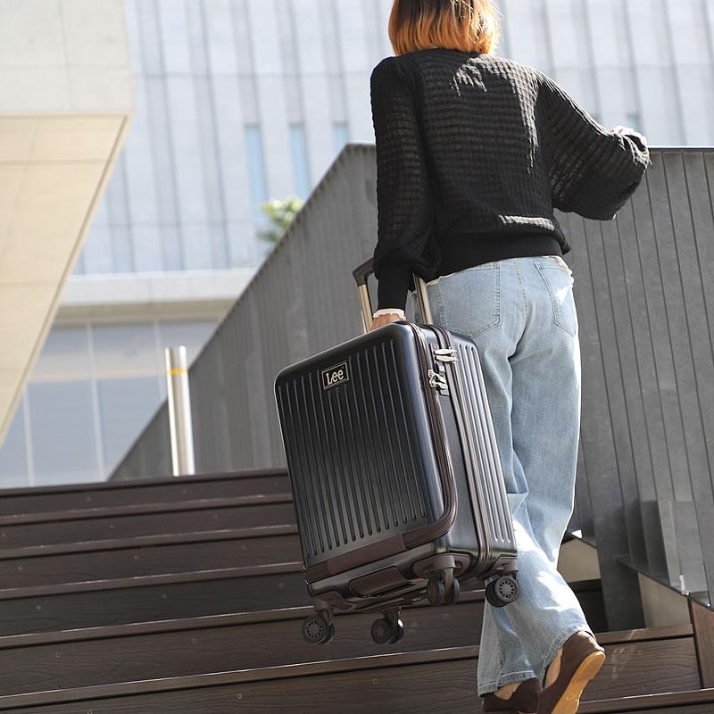 Lee（リー） スーツケース キャリーケース 37L 47cm 3.2kg 1〜3泊 4輪