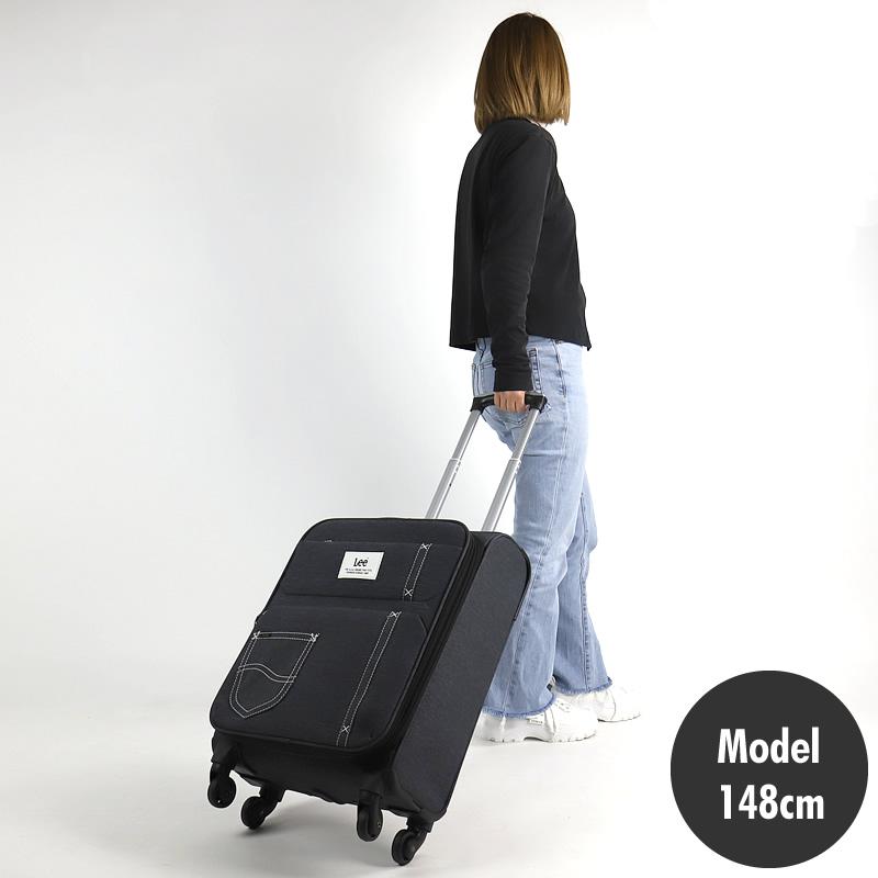 Lee（リー） スーツケース ソフトキャリー 35L 41L 47cm 2.6kg 1泊 2泊