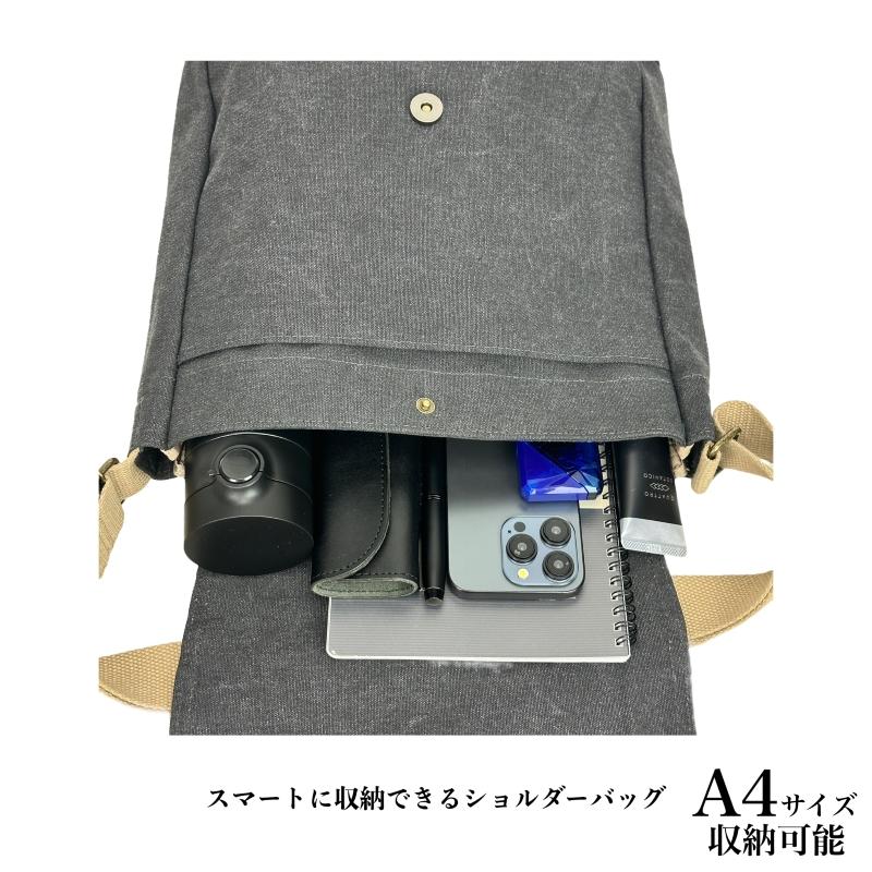 帆布工房 はんぷこうぼう FLAPSHOULDER ショルダーバッグ かぶせ