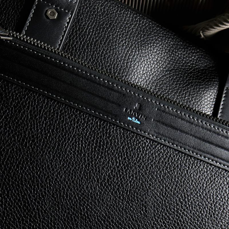 LANVIN en Bleu ランバンオンブルー Rate レイト トートバッグ B4 ナイロン 牛革 軽量 511701 メンズ レディースの画像