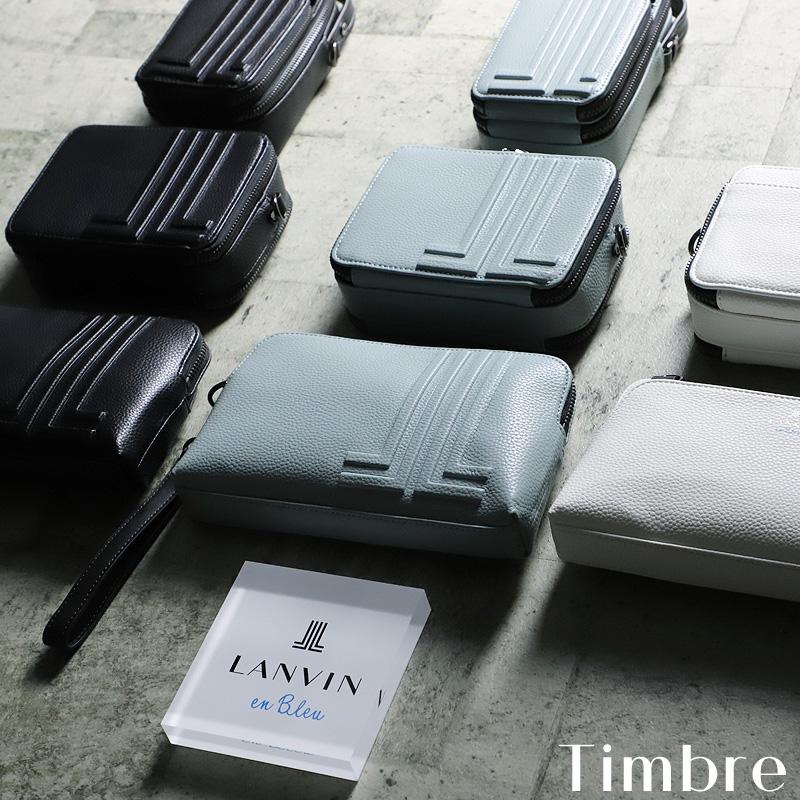 LANVIN en Bleu ランバンオンブルー Timbre タンブル クラッチ LANVIN en Bleu ランバンオンブルー Timbre タンブル クラッチ
