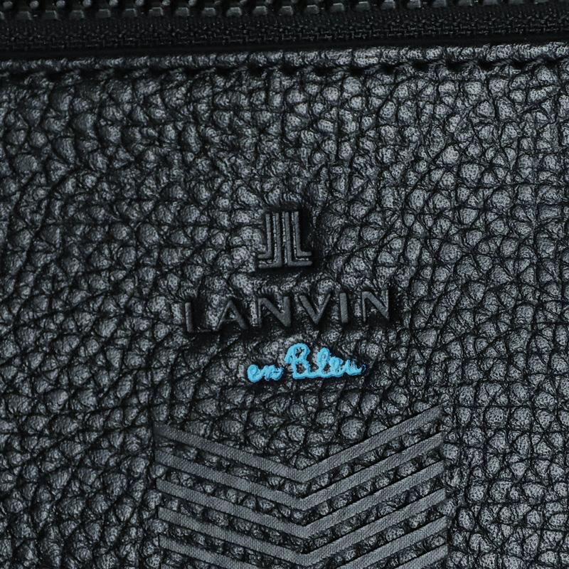 LANVIN en Bleu JLレザーミニトートバッグ 美品 LANVIN en Bleu ランバンオンブルー クレンズ ドライビング