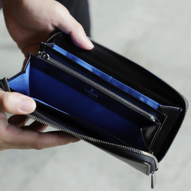 LANVIN en Bleu ランバンオンブルー スウィッシュ ラウンドファスナー