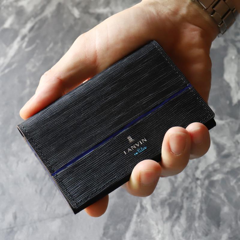LANVIN en Bleu ランバンオンブルー ロージュ カードケース 名刺 LANVIN en Bleu ランバンオンブルー ロージュ カードケース 名刺