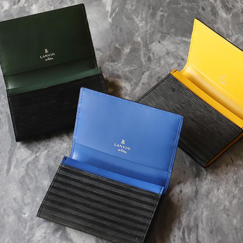 LANVIN en Bleu ランバンオンブルー ロージュ カードケース 名刺 LANVIN en Bleu ランバンオンブルー ロージュ カードケース 名刺