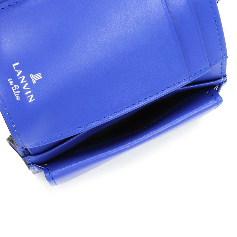 LANVIN en Bleu ランバンオンブルー ロージュ 三つ折り財布 小銭入れ