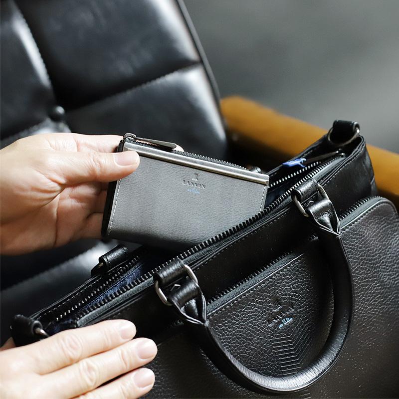 Mont Blanc ネイビー レザー キーケース Mont Blanc ネイビー レザー キーケース