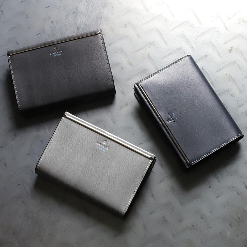 LANVIN en Bleu ランバンオンブルー 二つ折り財布 レノア小物 LANVIN en Bleu ランバンオンブルー 二つ折り財布 レノア小物