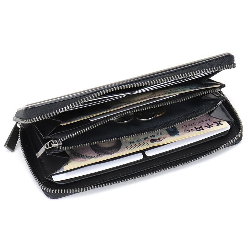 LANVIN en Bleu ランバンオンブルー ラウンドファスナー長財布 レノア