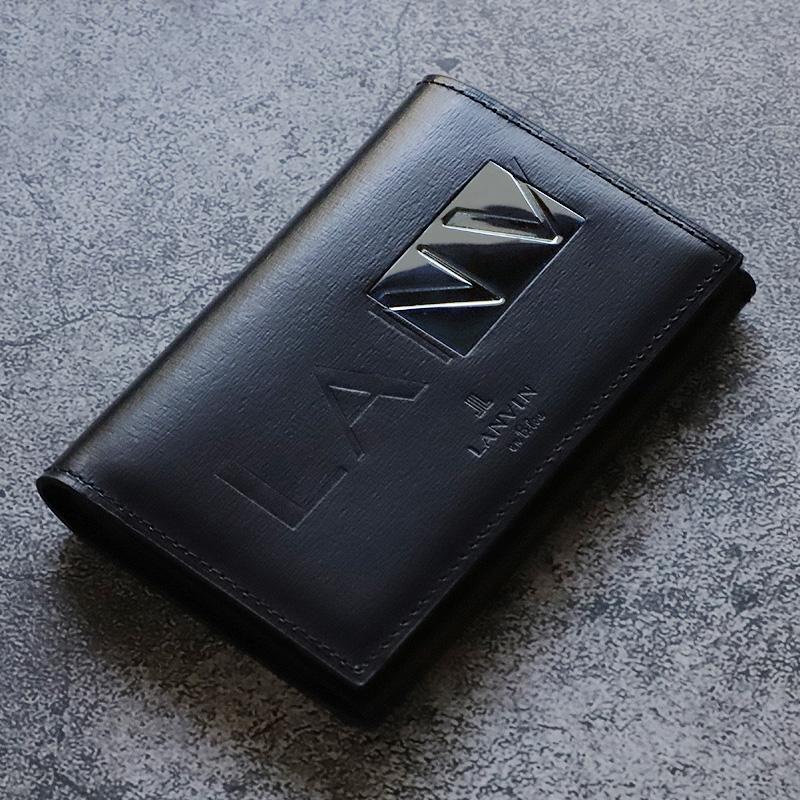 【商品レビューで+5%】ランバン カードケース メンズ 本革 ブランド ランバンオンブルー LANVIN en Bleu ディアブロ 519601 名刺入れ パスケース 定期入れ 牛革 革 レザー オシャレ カジュアル 人気 財布 さいふ サイフ 革小物 ウォレット 正規品 正規販売店 LANVIN en Bleu ランバンオンブルー ディアブロ カードケース 名刺入れ