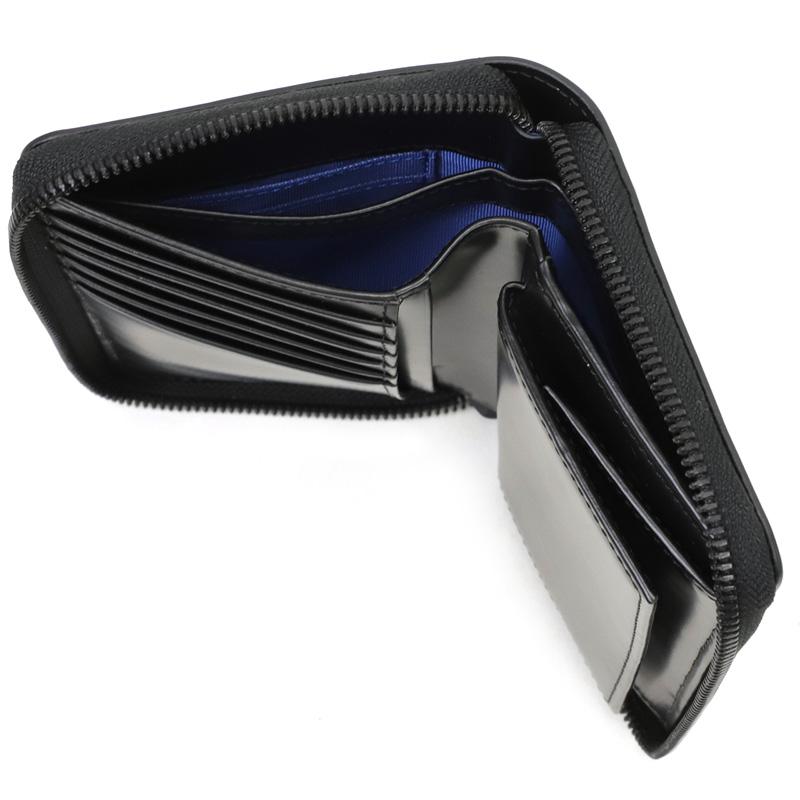 LANVIN en Bleu ランバンオンブルー ディアブロ 二つ折り財布 ミドル