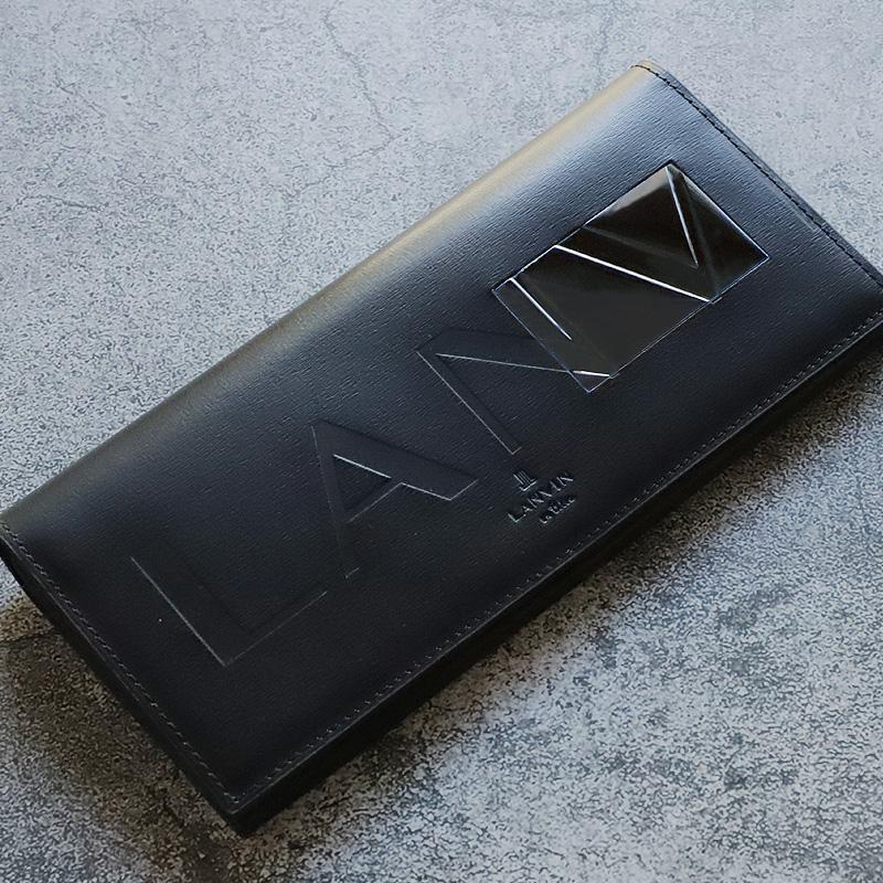 LANVIN en Bleu ランバンオンブルー ディアブロ 長財布 小銭入れあり