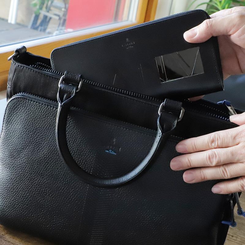LANVIN en Bleu ランバンオンブルー ディアブロ ラウンドファスナー長 