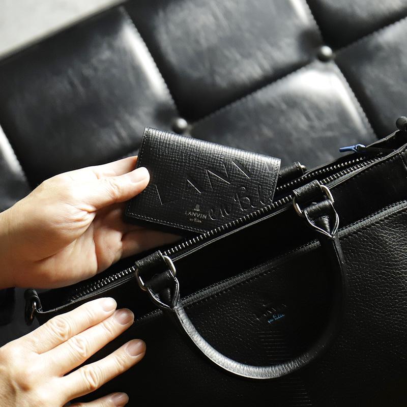 LANVIN en Bleu 519612 ランバンオンブルー バトラー 名刺入れ ikt02