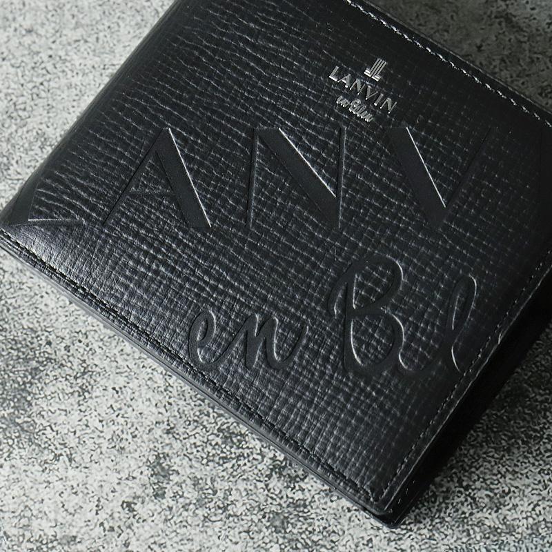 LANVIN en Bleu ランバンオンブルー 二つ折り財布 バトラー小物 札入れ