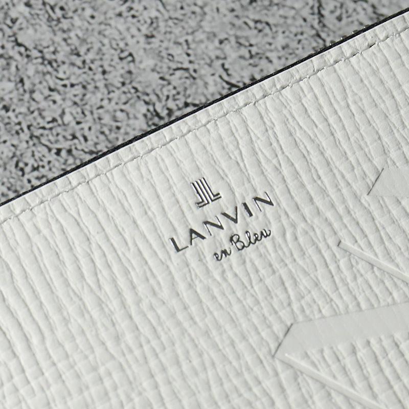 LANVIN en Bleu ランバンオンブルー 二つ折り財布 バトラー小物 ミドル