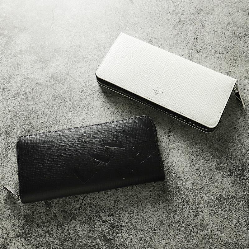 LANVIN en Bleu ランバンオンブルー ラウンドファスナー長財布