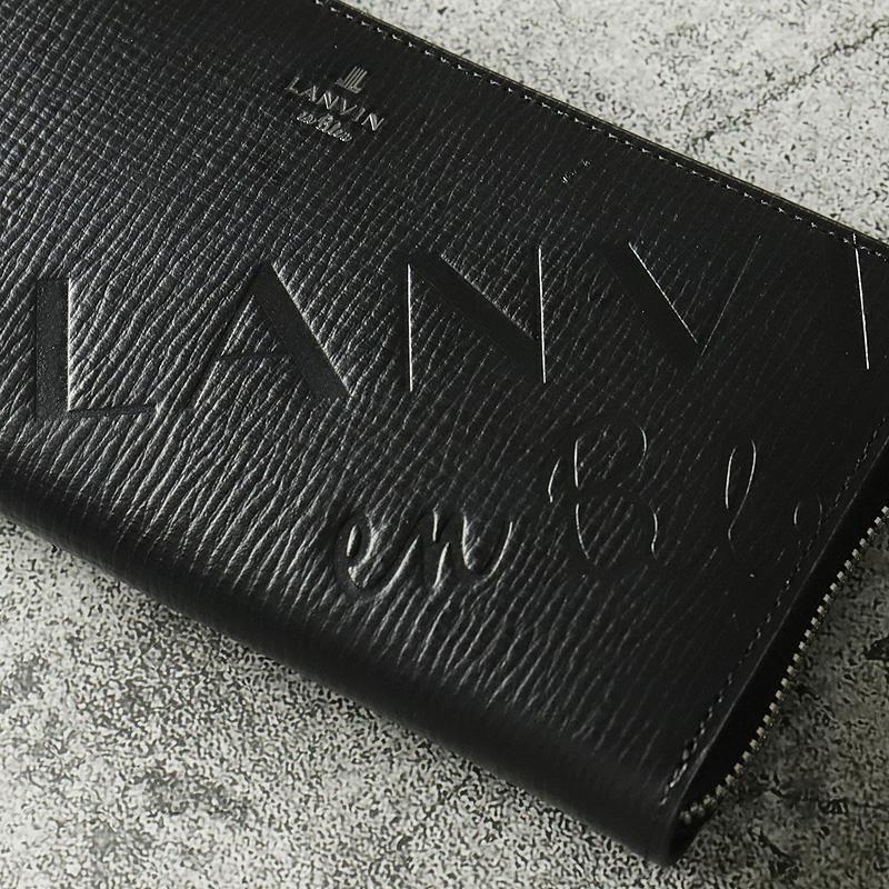 LANVIN en Bleu ランバンオンブルー ラウンドファスナー長財布