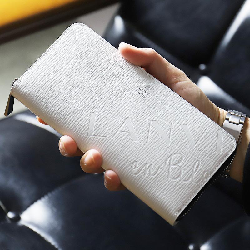 LANVIN en Bleu ランバンオンブルー ラウンドファスナー長財布