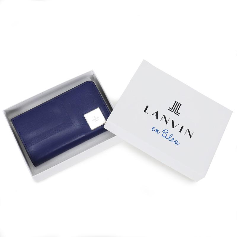 LANVIN en Bleu ランバンオンブルー フィズ キーケース 4連 コイン