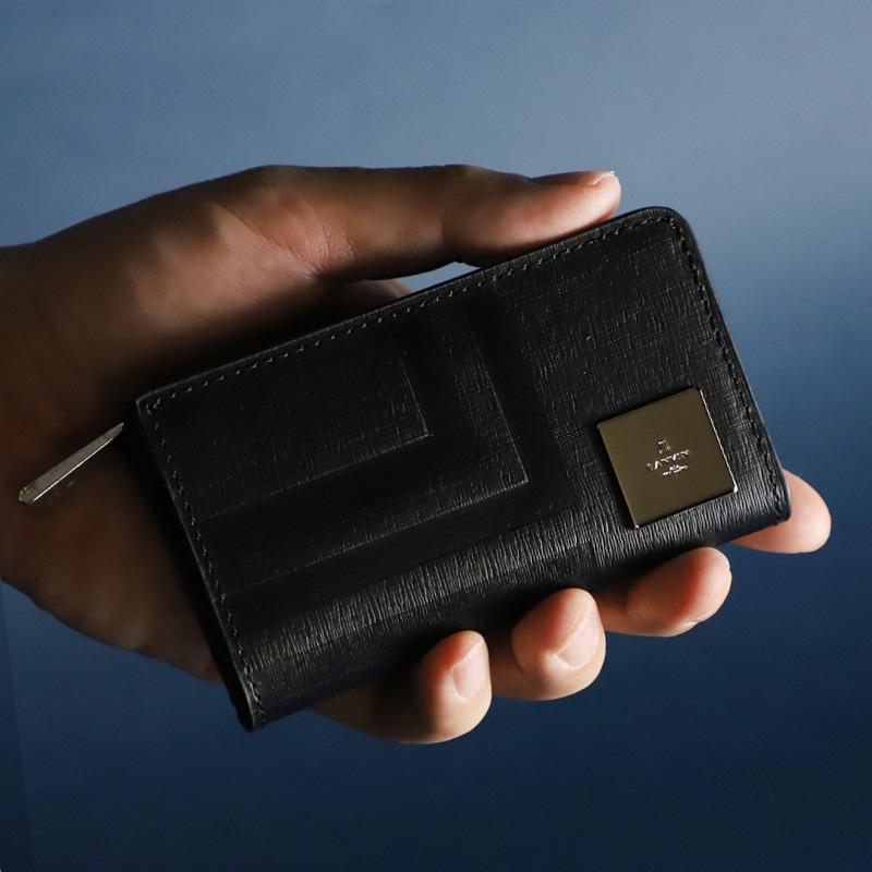LANVIN en Bleu ランバンオンブルー フィズ キーケース 4連 コイン