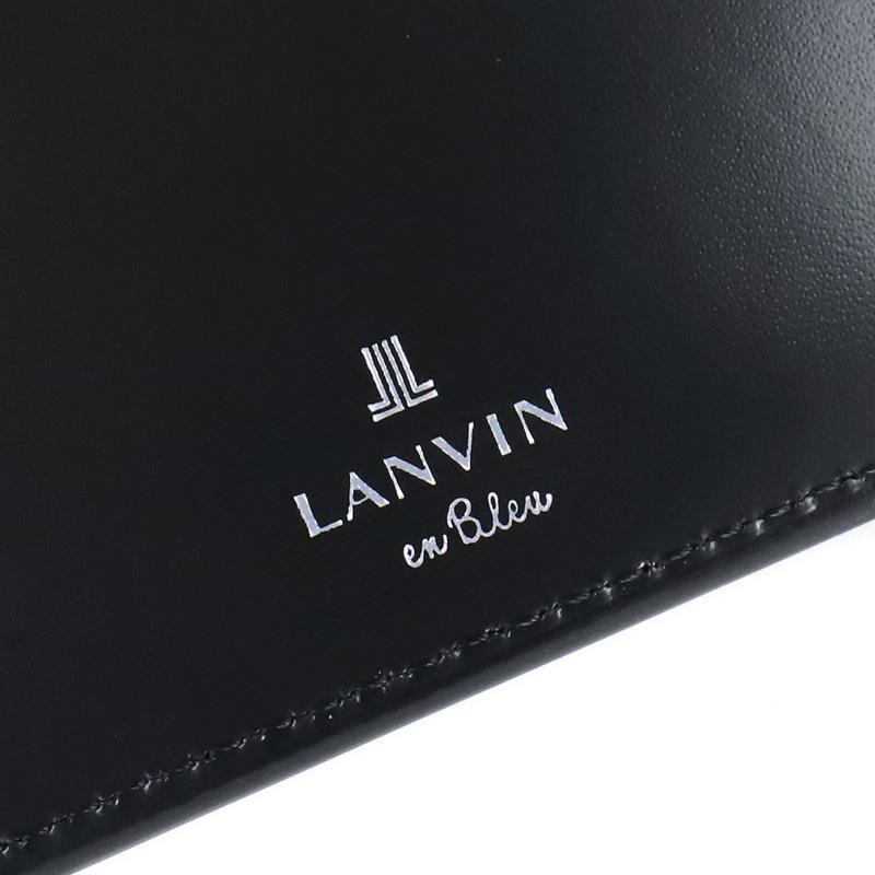 LANVIN en Bleu ランバンオンブルー フィズ 二つ折り財布 小銭入れあり
