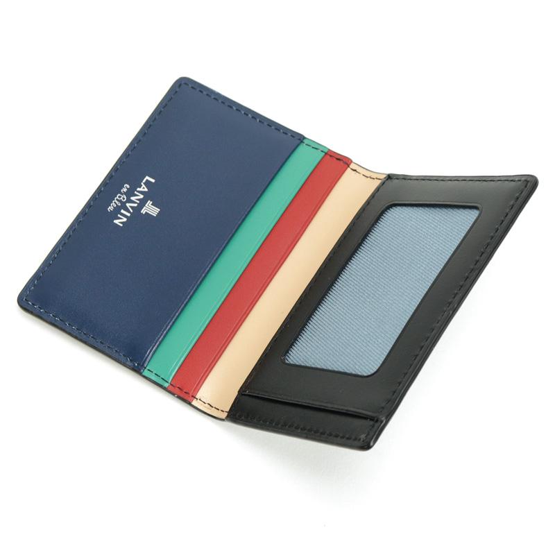 LANVIN en Bleu ランバンオンブルー スタンパ パスケース 定期入れ