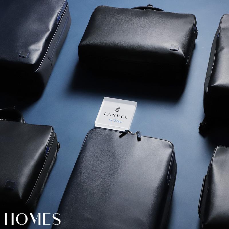 ランバンオンブルー 定価3,4万 3WAY ビジネスバッグ ショルダー付 グレー LANVIN en Bleu ランバンオンブルー HOMES ホームズ ビジネス